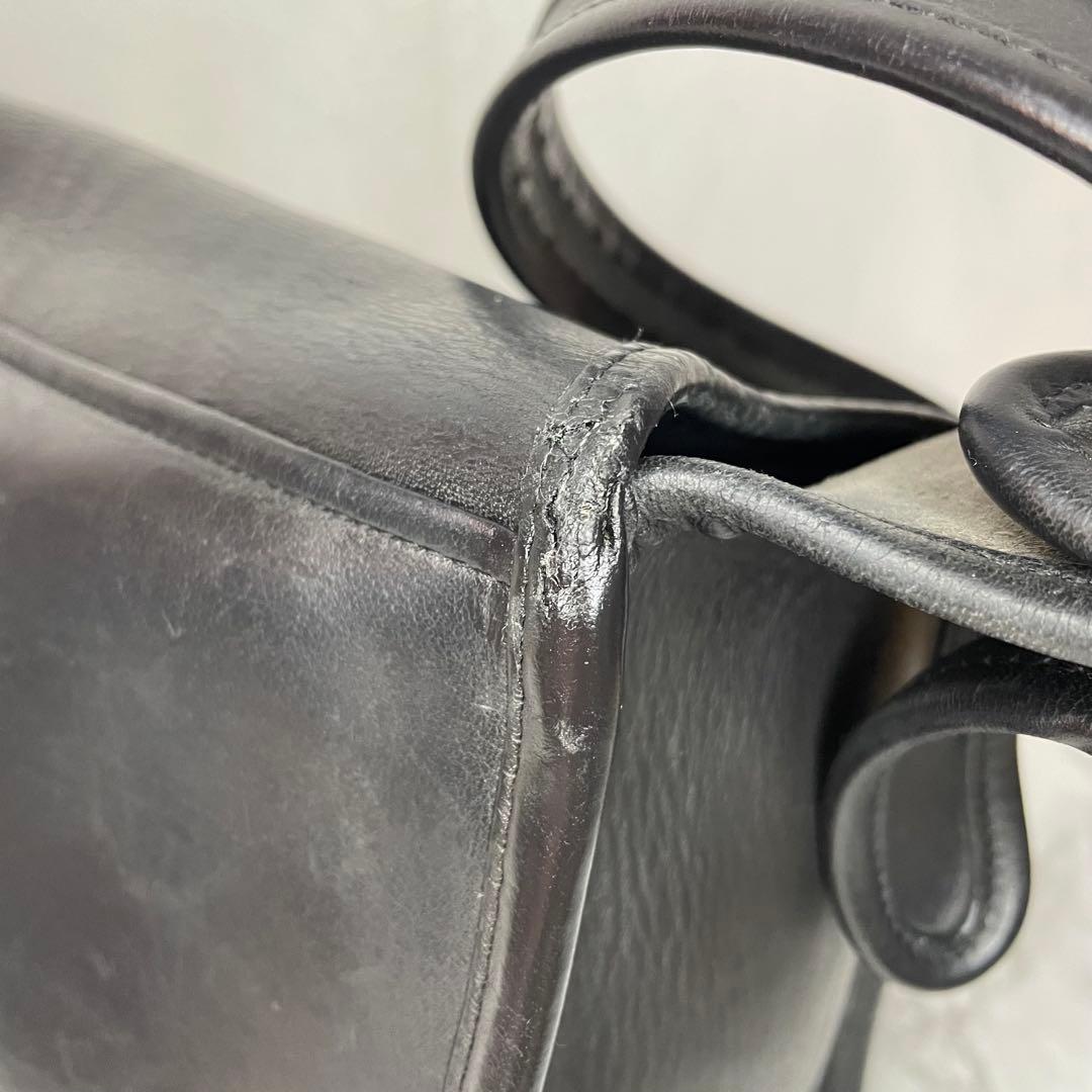 Vintage Coach オールドコーチ ショルダーバッグ USA ネイビー