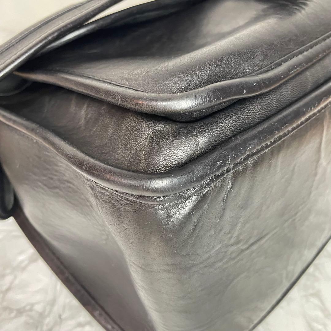 Vintage Coach オールドコーチ ショルダーバッグ USA ネイビー