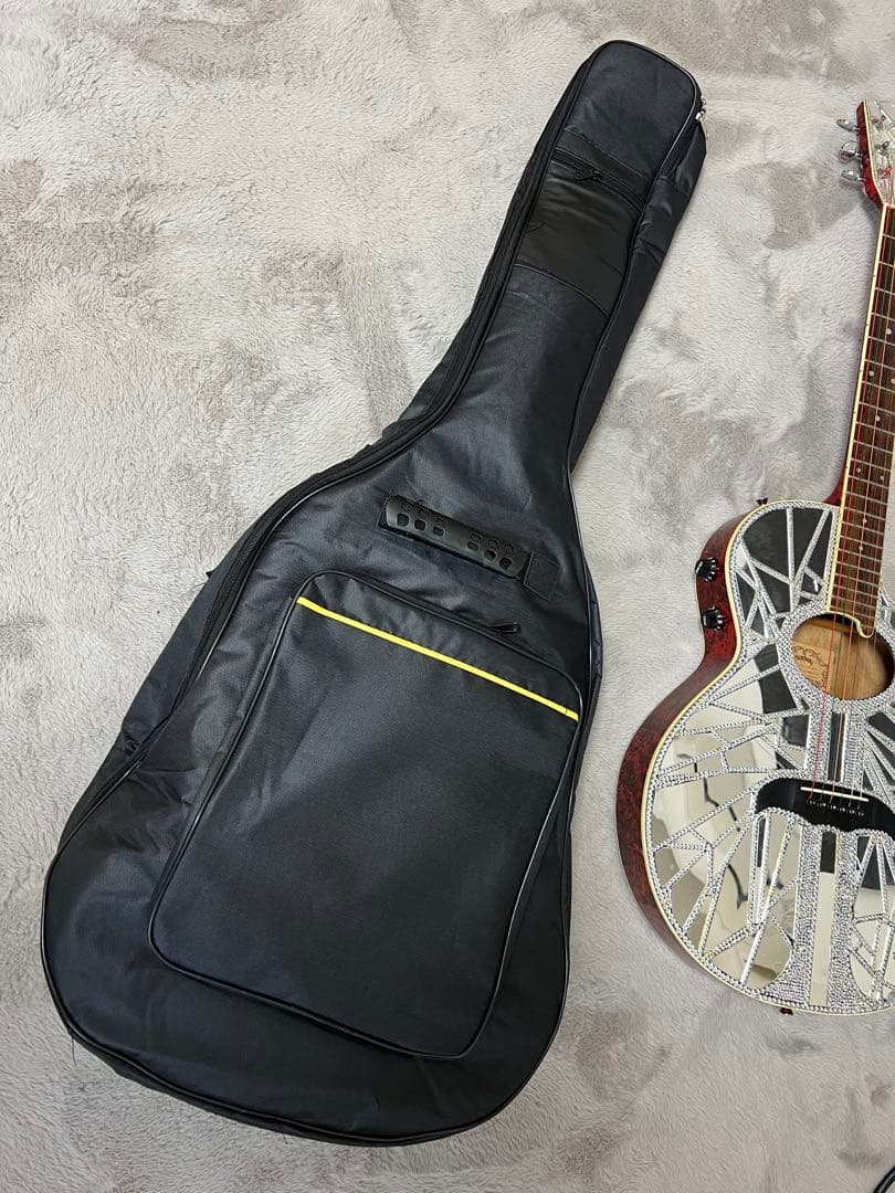 超激レアHEADWAY エレアコミラーギター 中古　kissのポールスタンレー