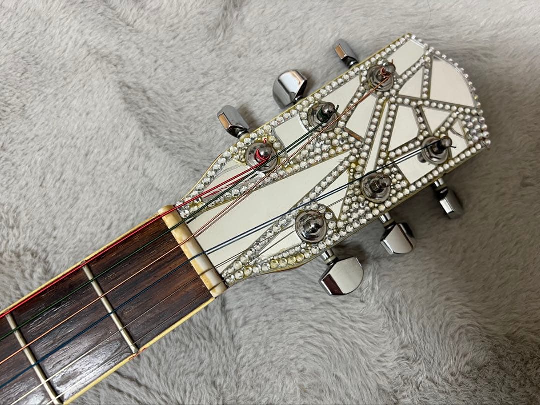 超激レアHEADWAY エレアコミラーギター 中古　kissのポールスタンレー