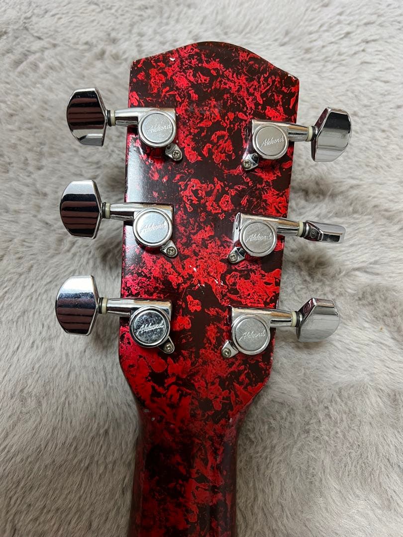 超激レアHEADWAY エレアコミラーギター 中古　kissのポールスタンレー