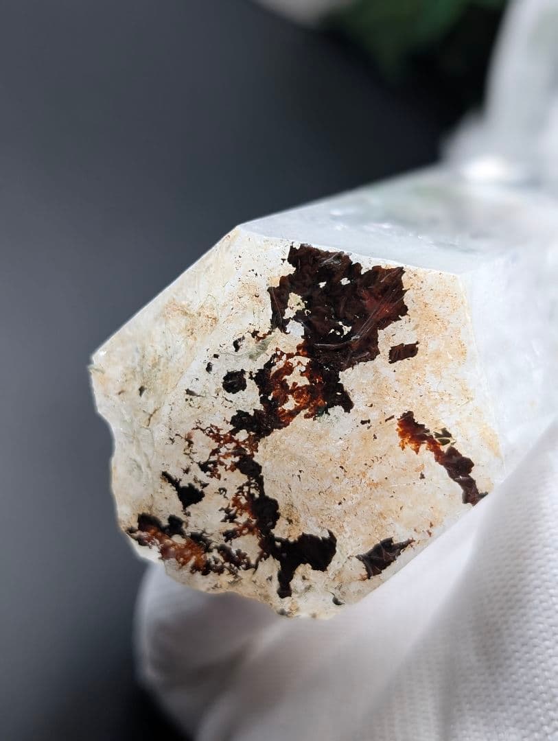 343g エンジェルラダークォーツ レア 虹 「アイリス」ブラジル産 gwl21