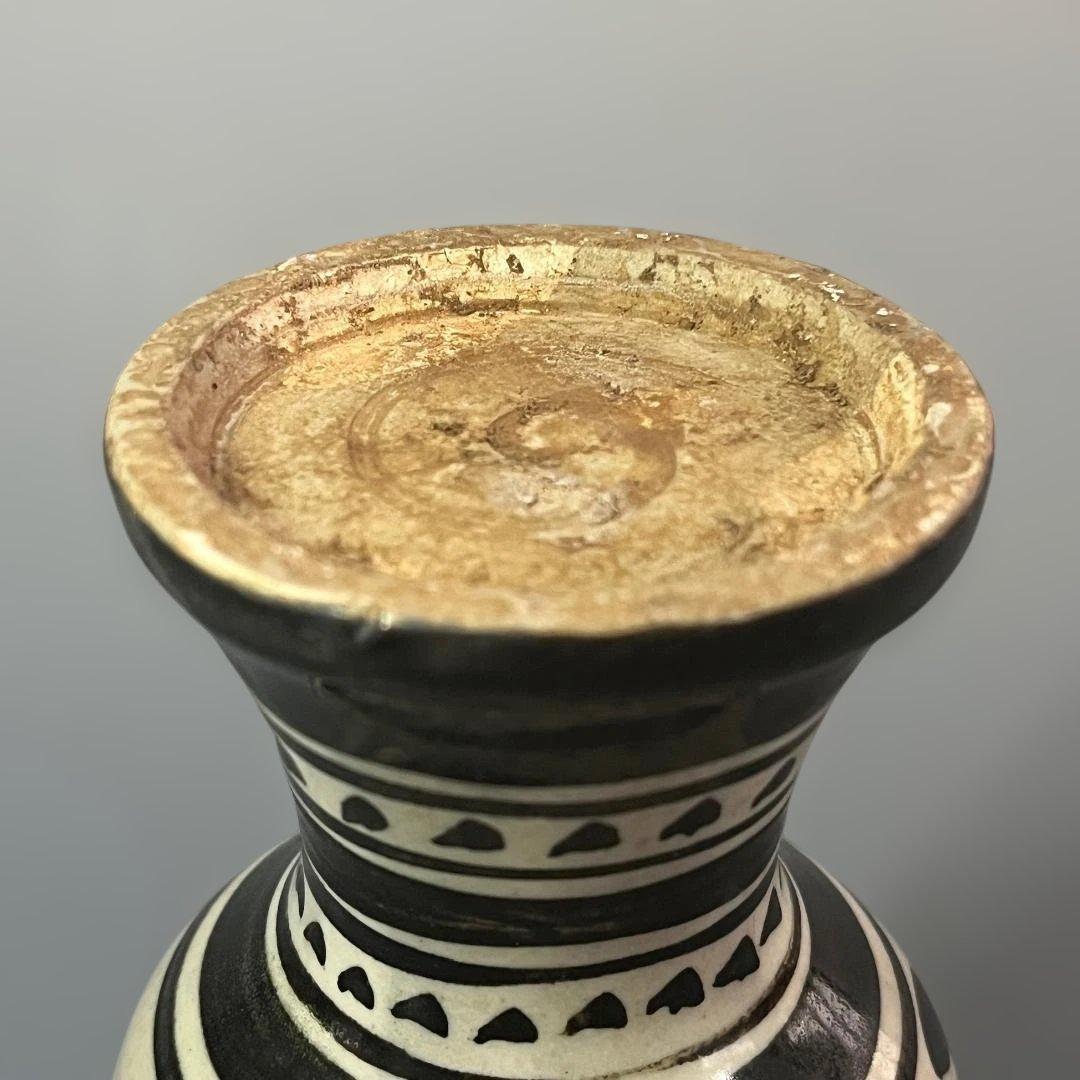 唐物 磁州窯 花紋尊式瓶 中国美術 古玩 SH79