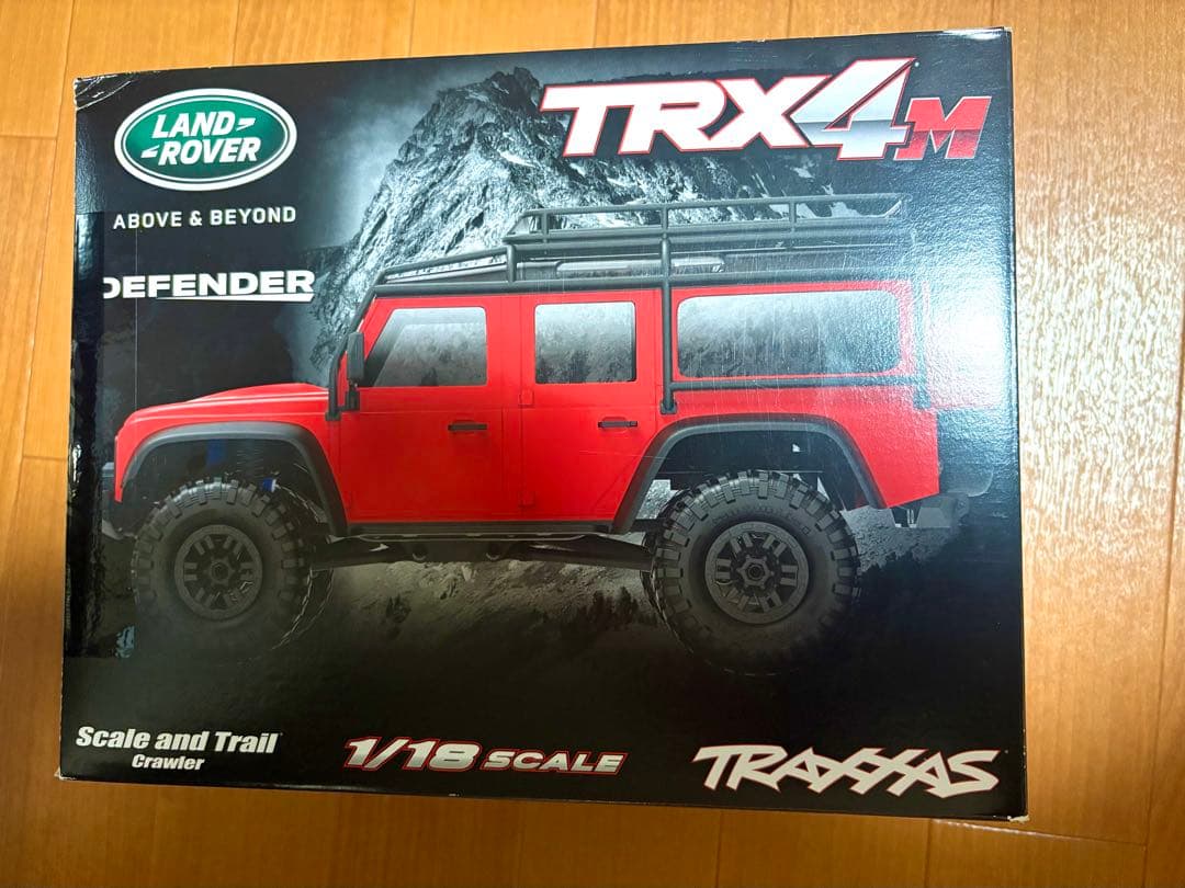 新品TRAXXAS トラクサス 1/18 TRX-4 M ディフェンダー　レッド