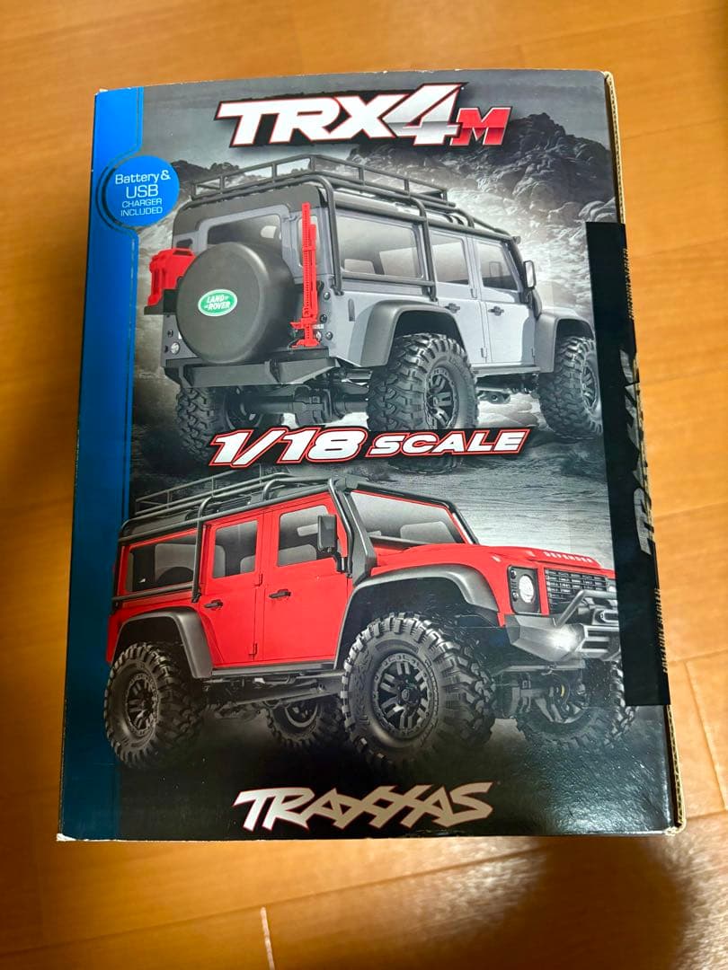 新品TRAXXAS トラクサス 1/18 TRX-4 M ディフェンダー　レッド
