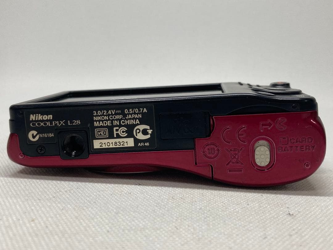 美品　Nikon　COOLPIX L28　単三電池　撮影例有　k785a77dd
