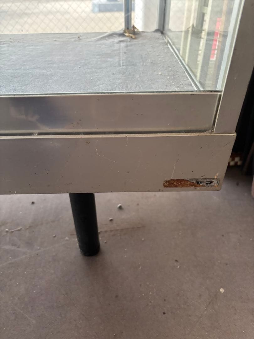 ショーケース　ガラス　棚　ラック　飾り台　昭和レトロ　店舗什器　陳列棚