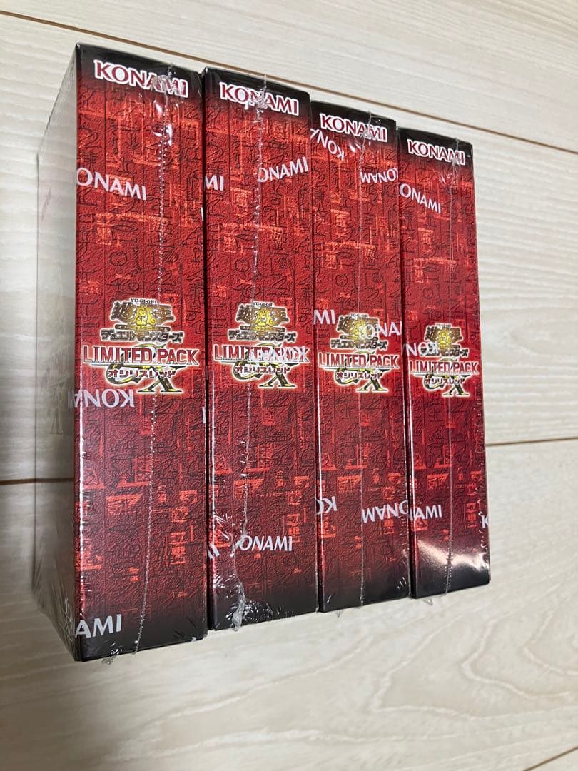 本日限定値下げ！遊戯王　LIMITED PACK GX　オシリスレッド×4BOX
