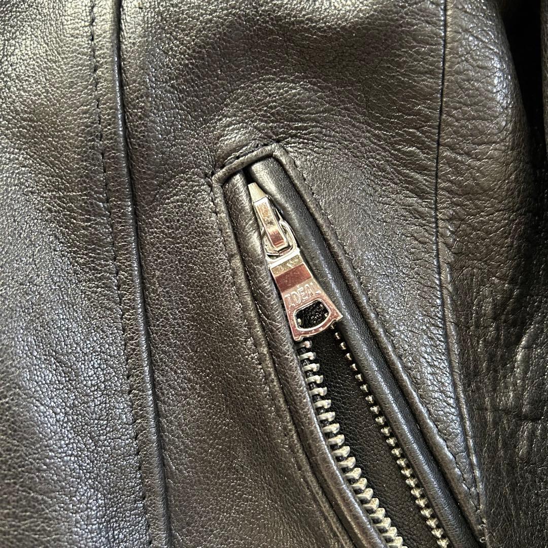 美品　近年　バッファローボブズ ライダース　羊革　シングル　IDEAL Lサイズ