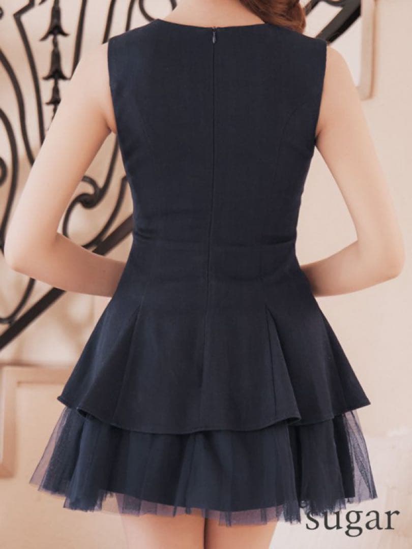 DEA.ディア キャバドレス ネイビー S