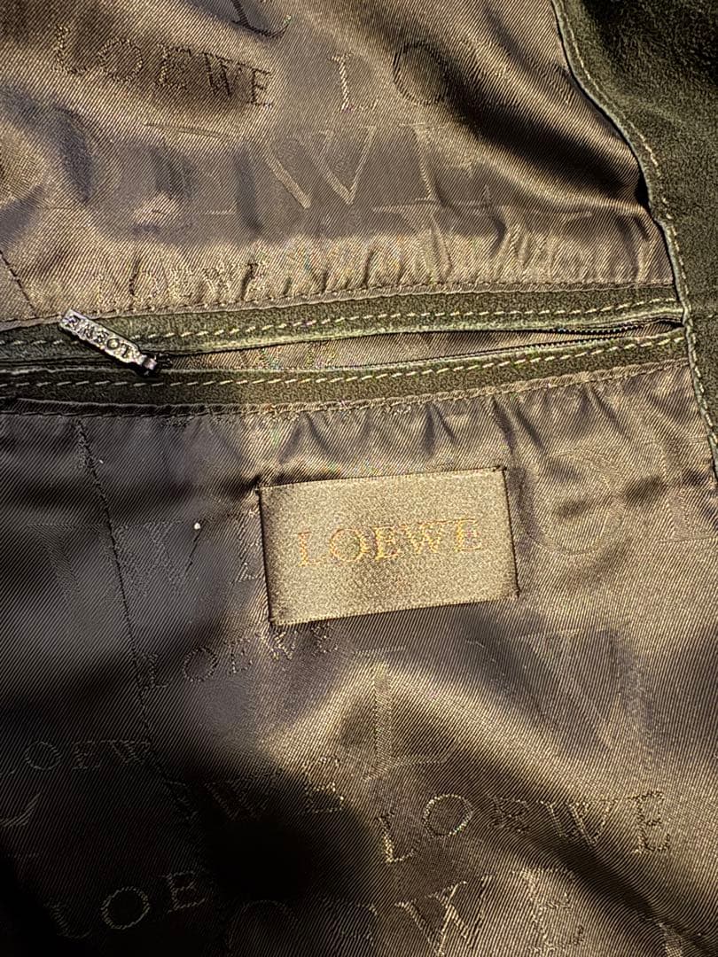 ジャケット・アウター LOEWE cordero lamb leather jacket black