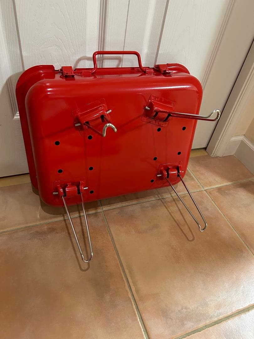 【非売品、vintage】⭐️明治バーベキューコンロ　インテリア飾り付け雑貨　鉄製