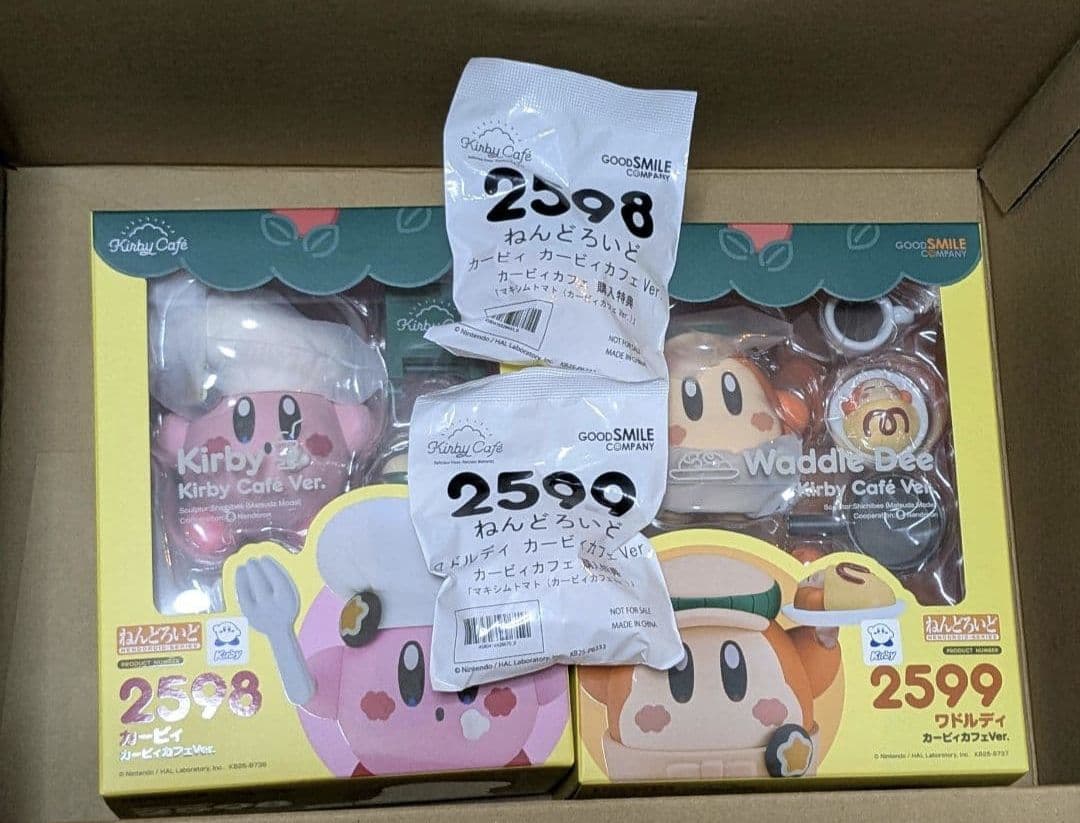 カービィカフェ　限定特典付き　カービィ　ワドルディ　ねんどろいど