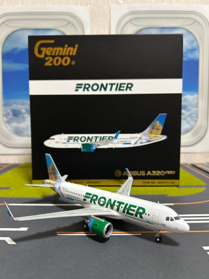 フロンティア A320neo プレーリードッグ柄 Gemini 200