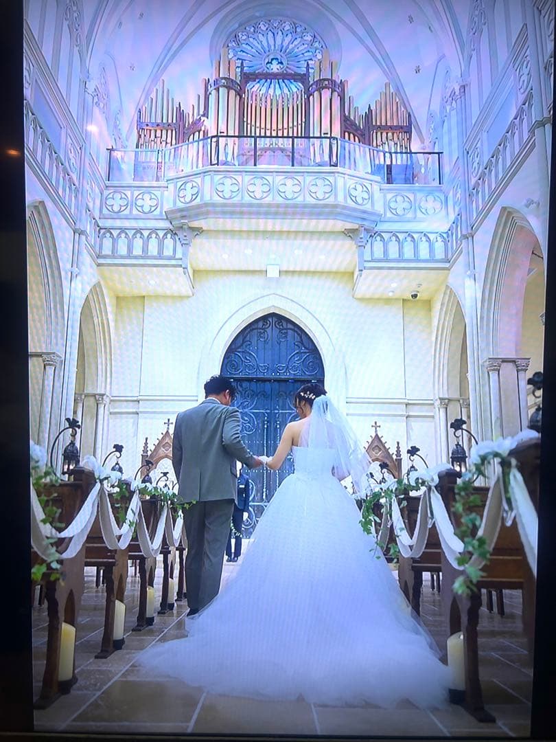 【お値下げ】　タカミブライダル　ウェディングドレス　ハートカット