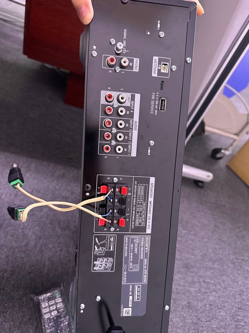 早く方勝ち‼️SONY AVアンプ ブラック