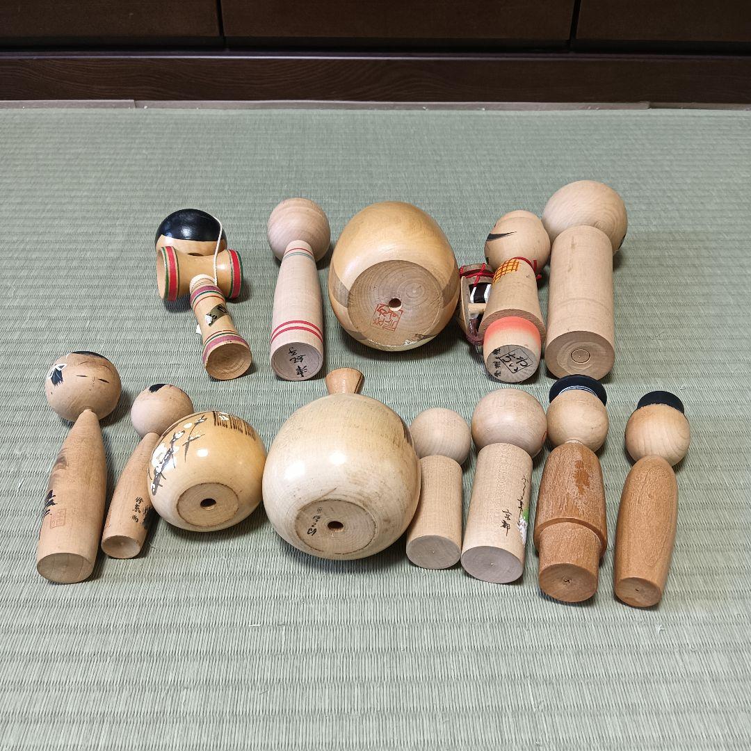 こけし　だるま　まとめ売り　けん玉　武士　あやめ　伝統文化　京都　雪ん子　民藝