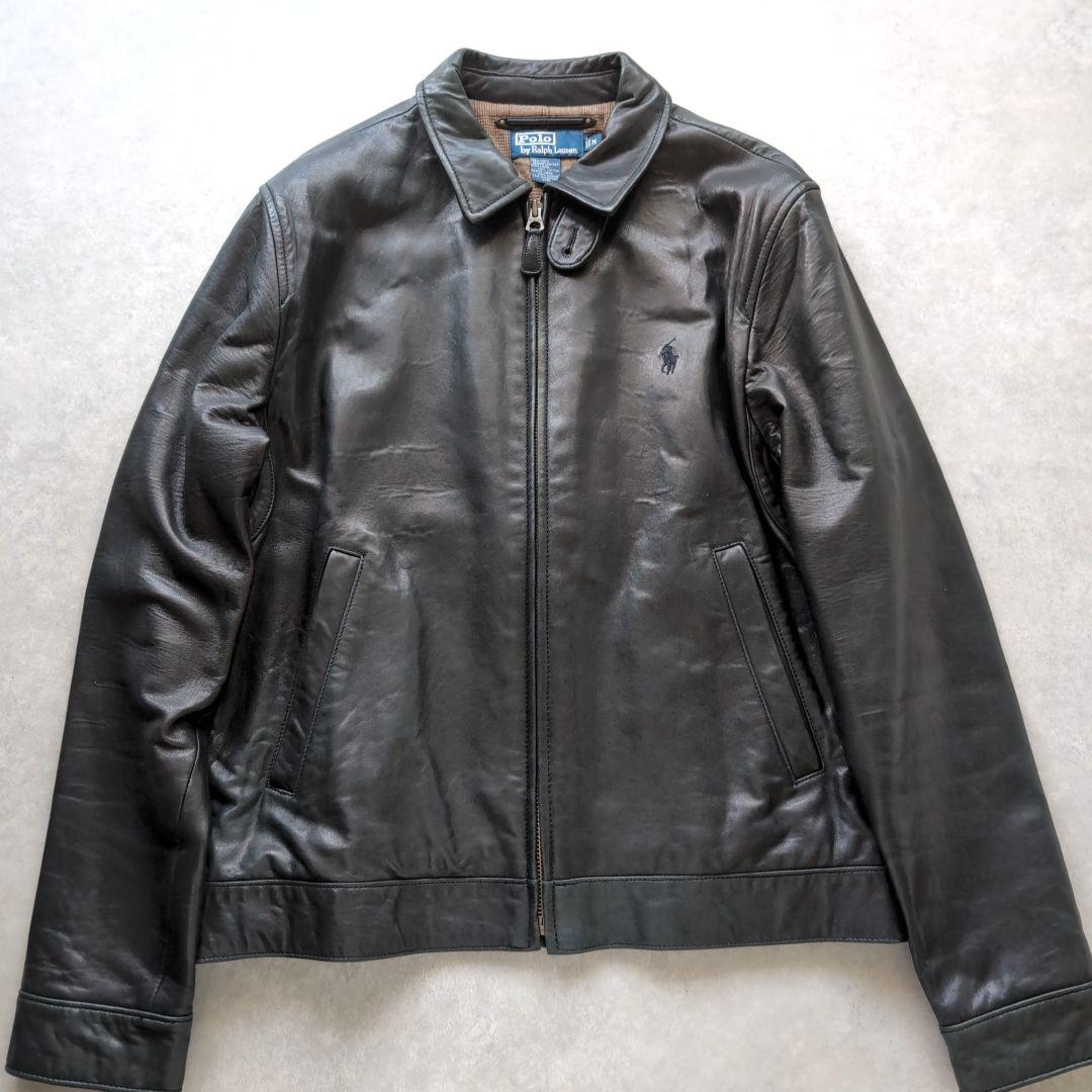 美品✨ 90S ポロバイラルフローレン シングルライダース M ブラウン