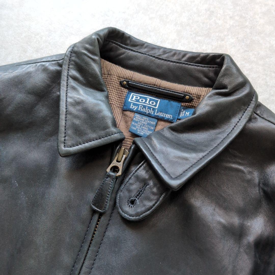 美品✨ 90S ポロバイラルフローレン シングルライダース M ブラウン