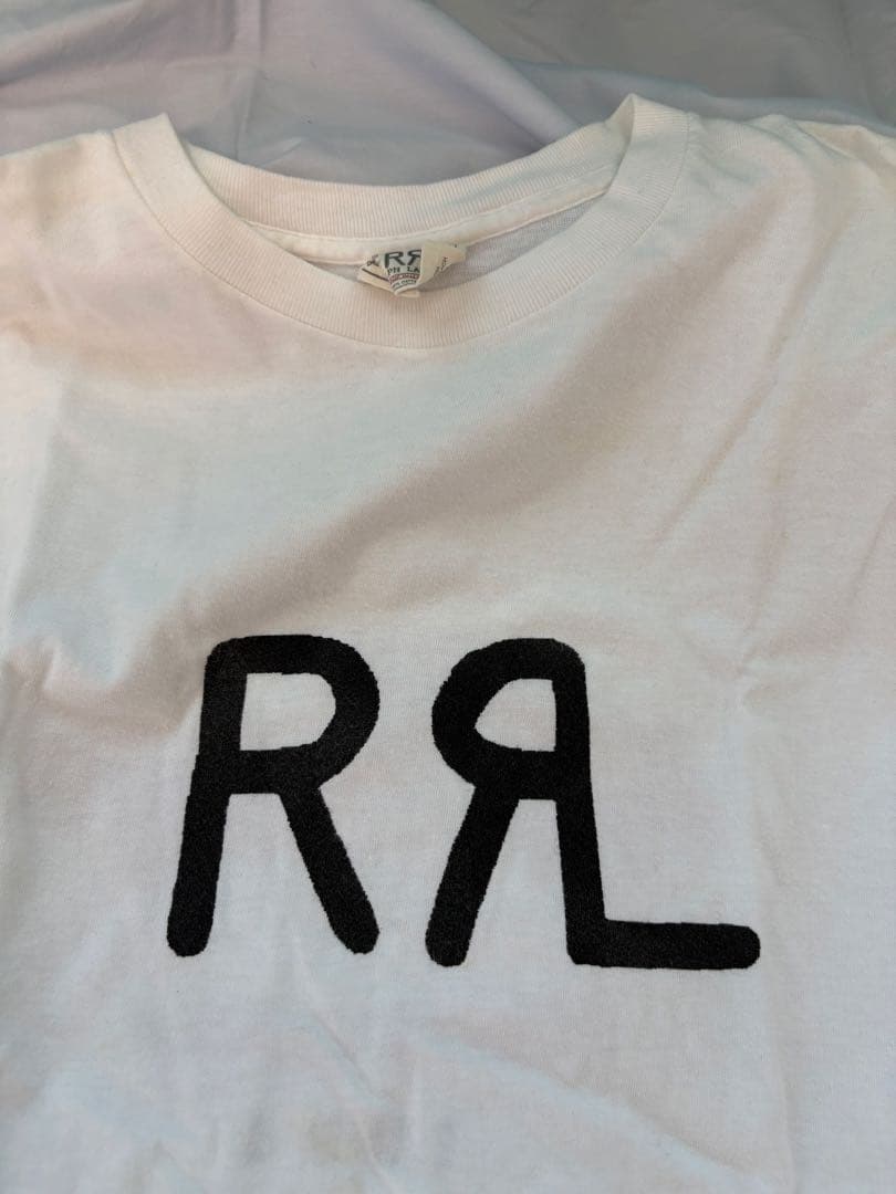 90s 当時物RRL ホワイト Tシャツ ビンテージ