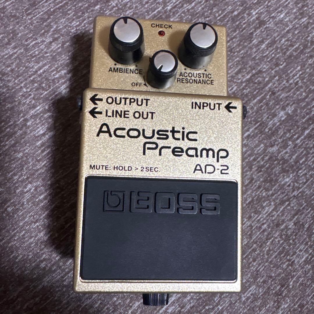 美品BOSS Acoustic Preamp AD-2