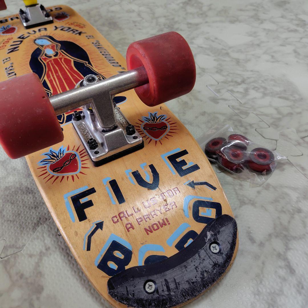 最終値下げ！5BORO スケートボード　クルーザー　コンプリートデッキ