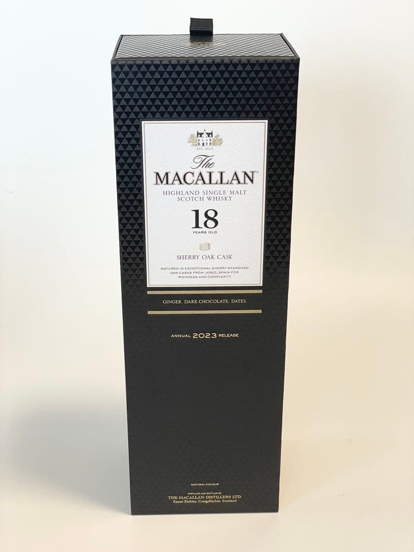 マッカラン18年シェリーオークカスク 2023リリースシングルモルト新品未開封
