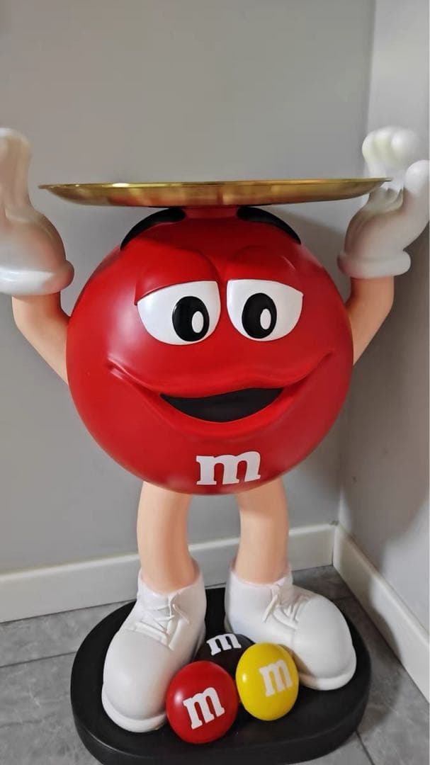 新品 特大 M&M's エムアンドエムズ サイドテーブル フィギュア