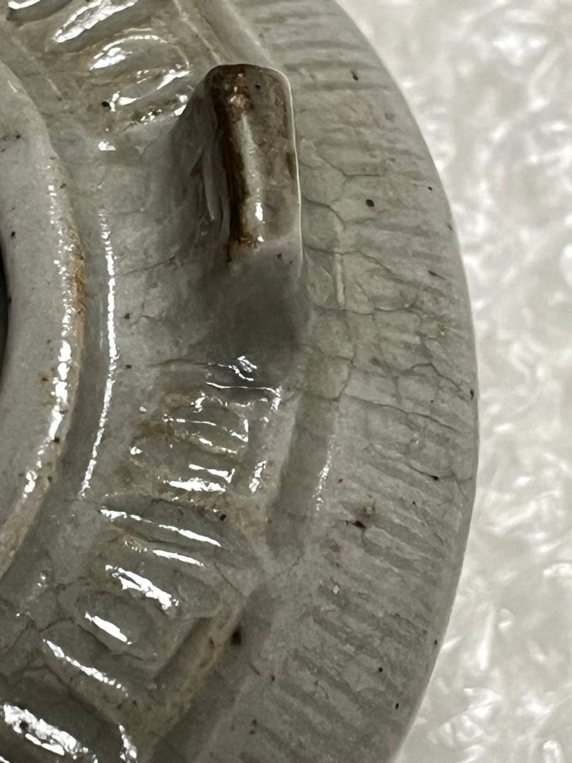 香炉　萬古焼　春山