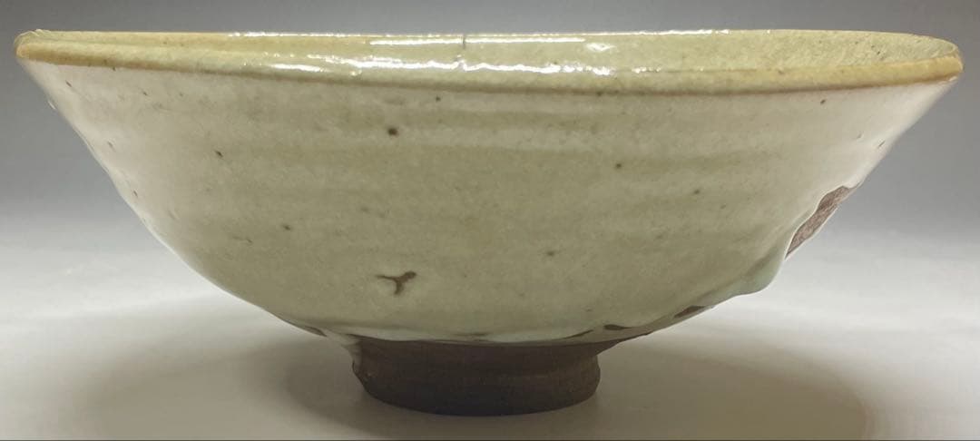 李朝　平鉢　高麗茶碗　鶏龍山　合箱(四方桟) 　d9443