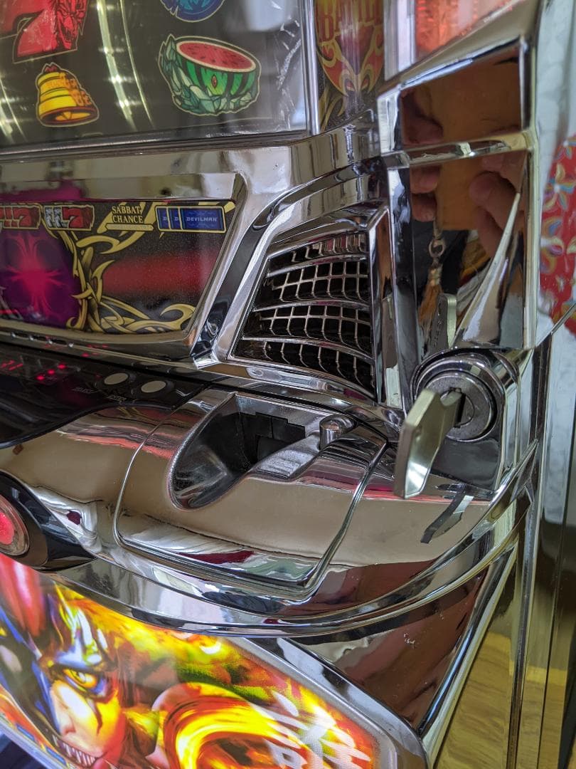 地域限定/送料無料　パチスロ実機　デビルマンII悪魔復活　不要機付