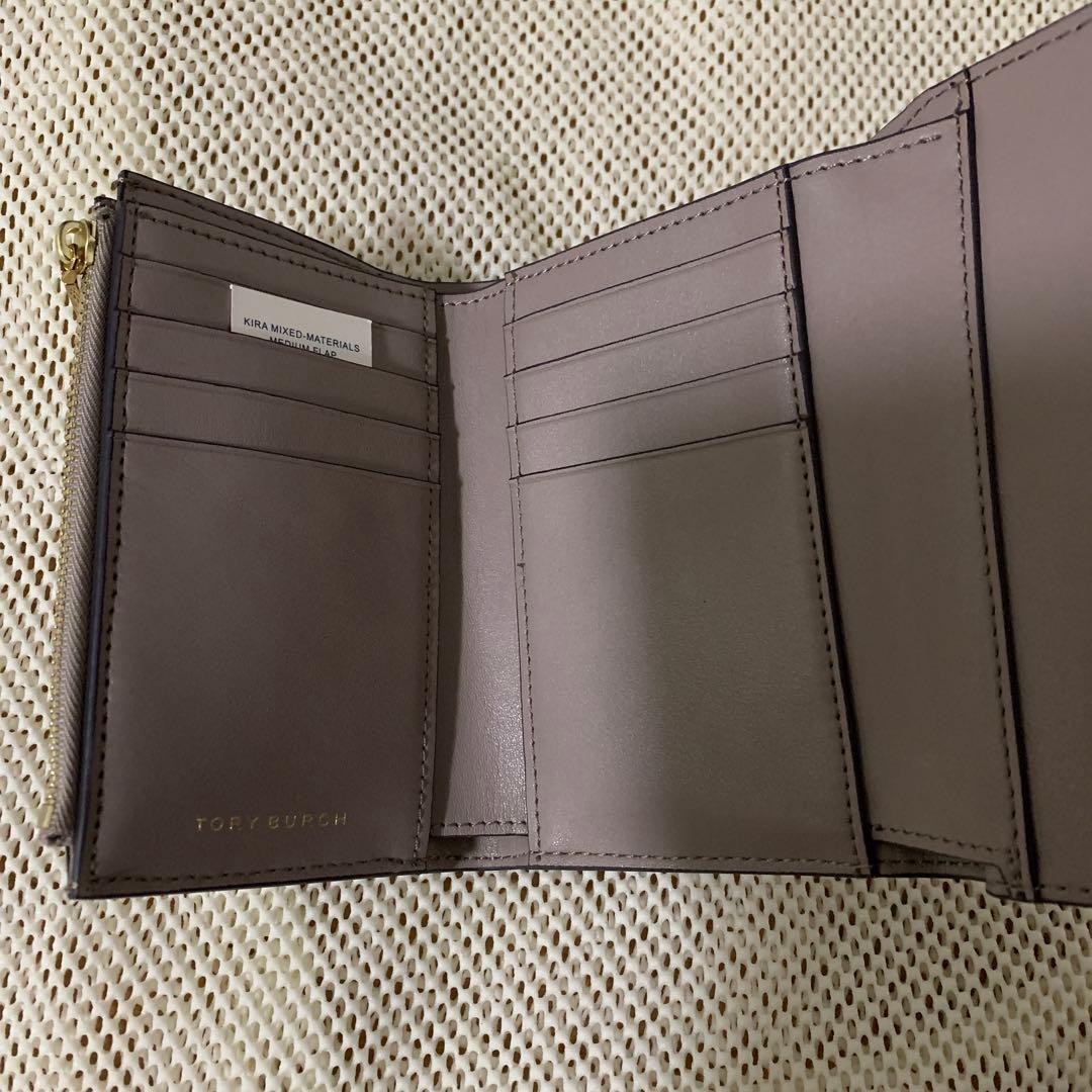 Tory Burch レザー 三つ折り財布 55340