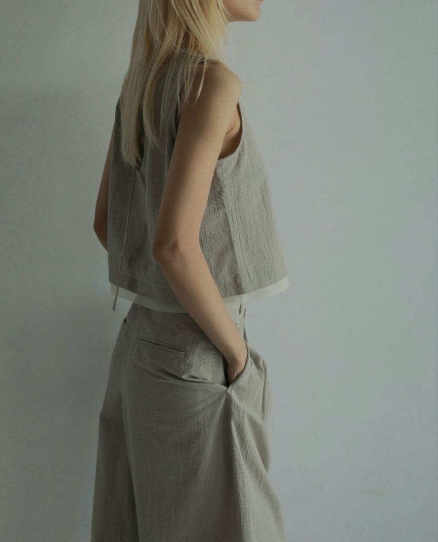 【新品】anuke Backopen Check Tops