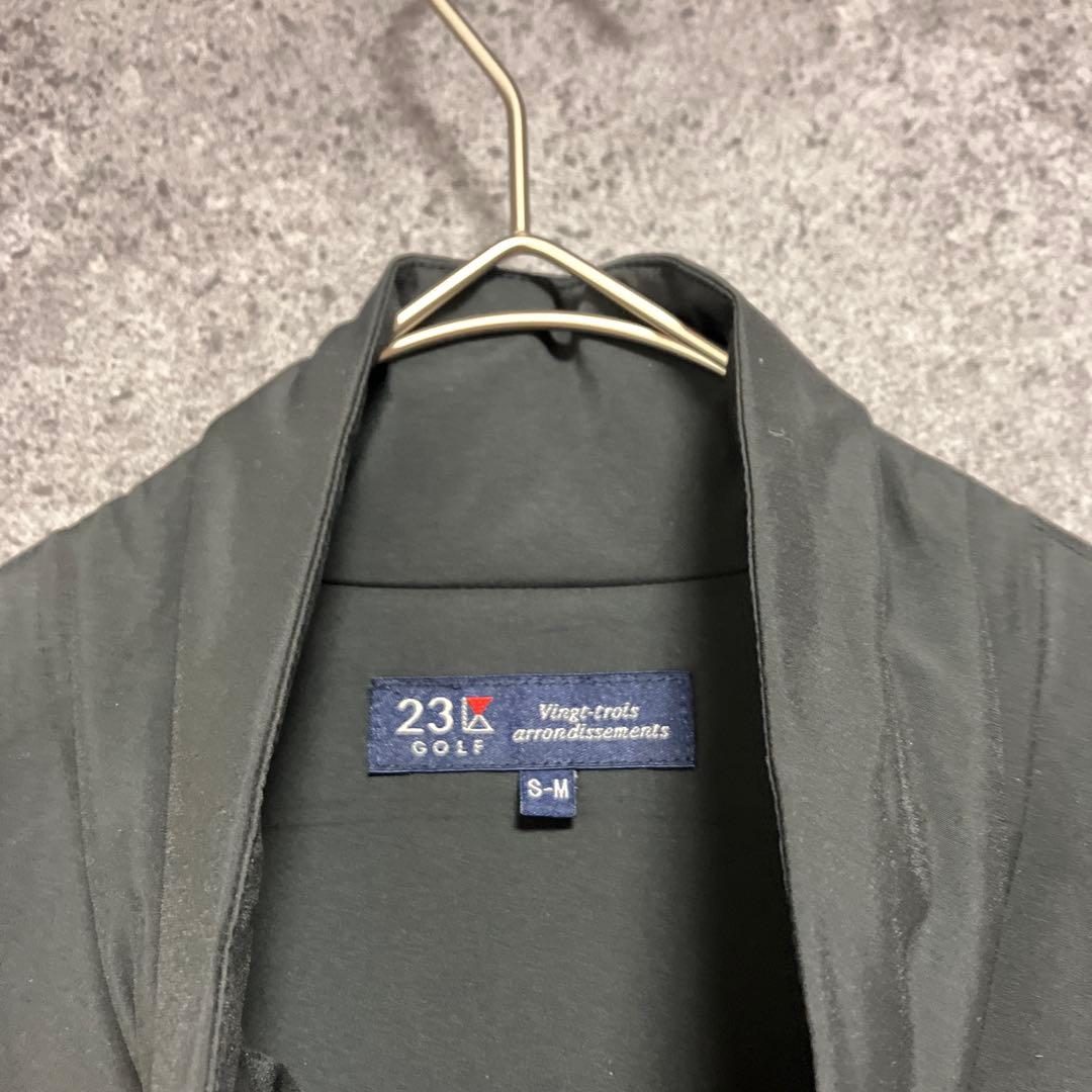 23区GOLF　2WAY ワンピース　ブラック　長袖　黒　丈長め　暖か　ゴルフ