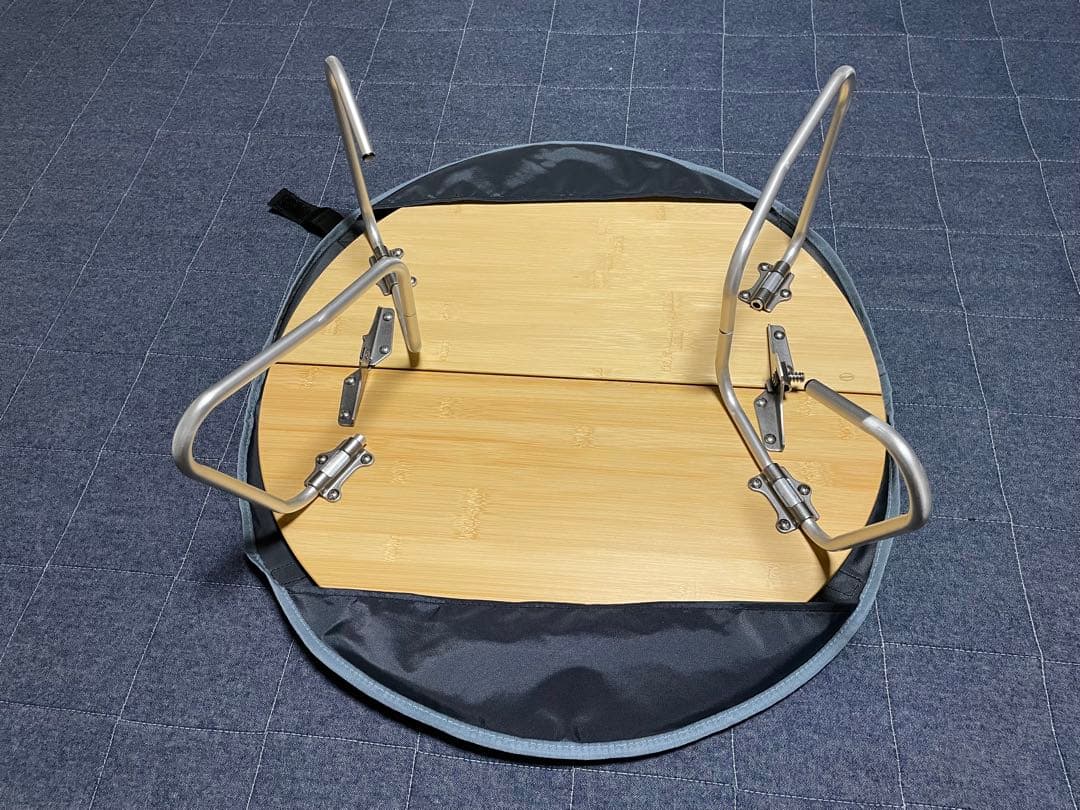 u*d様 廃盤美品！スノーピーク  peakワンアクションちゃぶ台竹 S