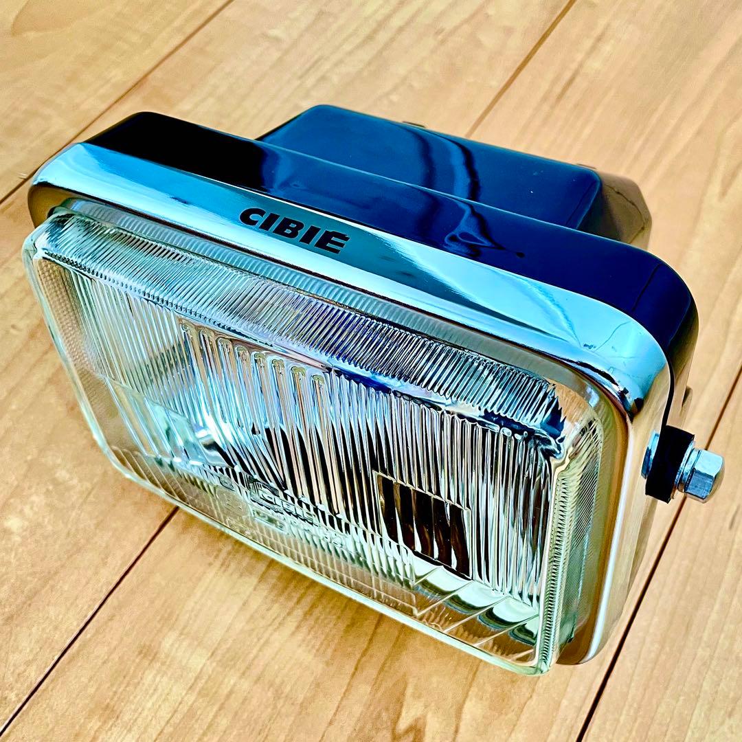 シビエ CIBIE 角型 ヘッドライト CBR400F 当時物 角目 マーシャル