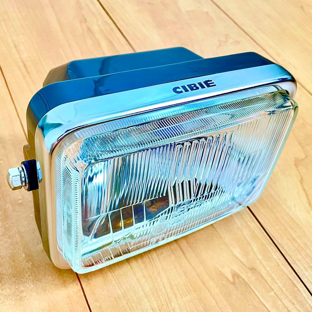 シビエ CIBIE 角型 ヘッドライト CBR400F 当時物 角目 マーシャル