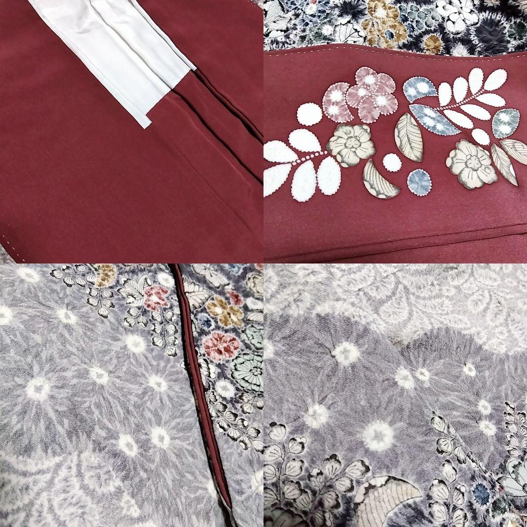 辻ヶ花 付下げ セット グレー 灰色 絞り 辻が花 セット 袋帯 辻ケ花