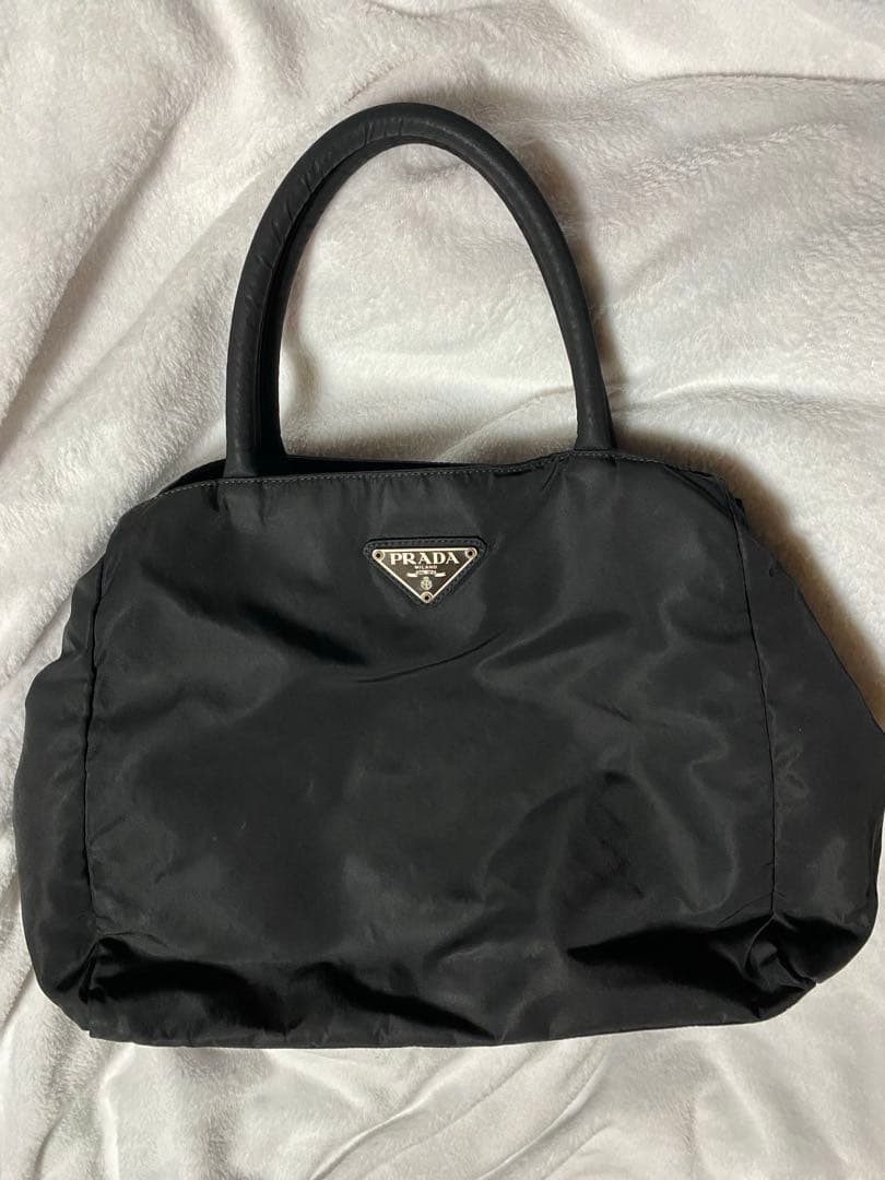 PRADAプラダ★ナイロンハンドバッグ黒