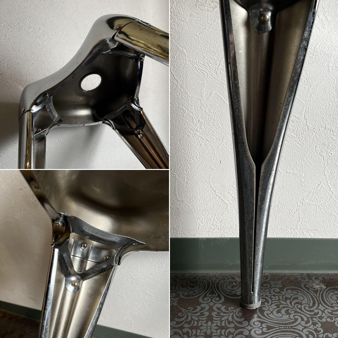 k885 ダルトン スタッキングスツール ウィズダムトゥース クローム 廃盤品