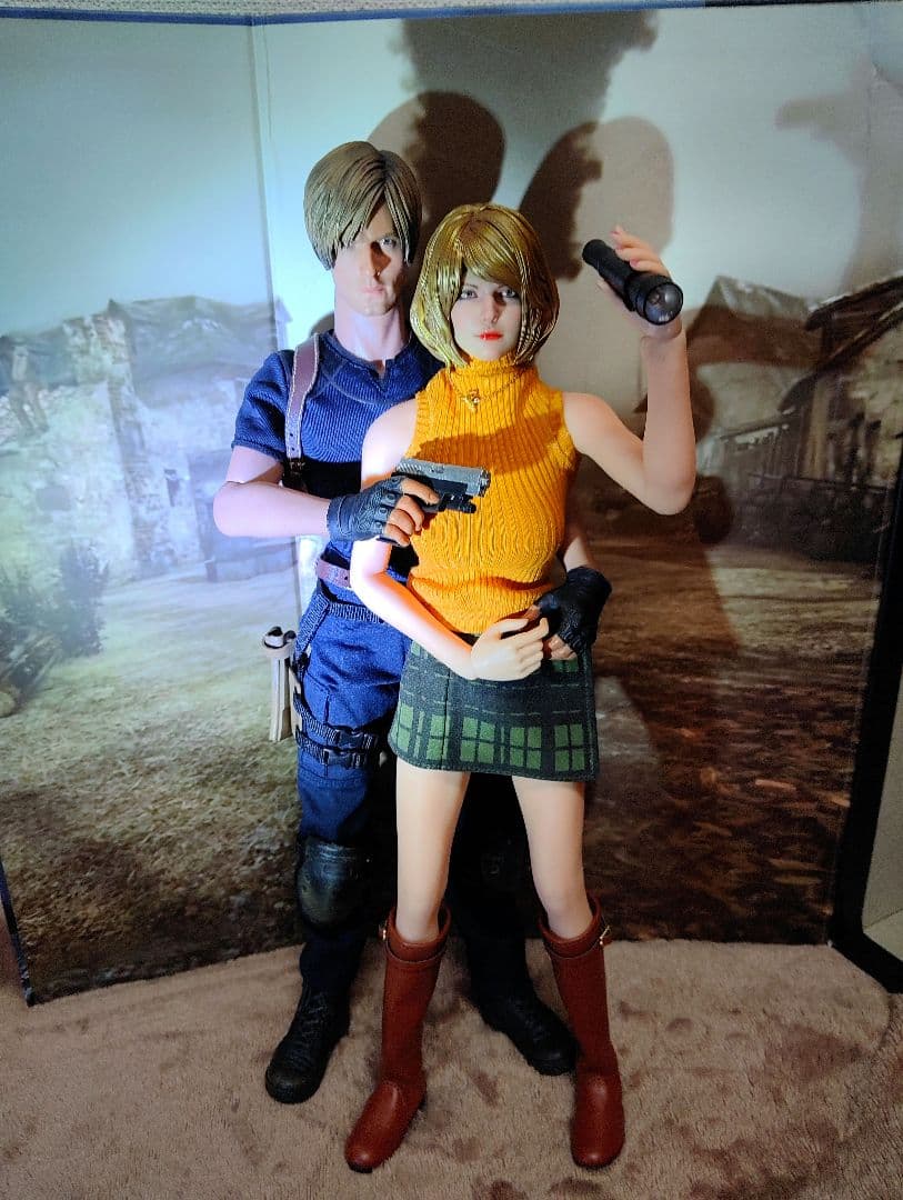 CAPCOM.[biohazard④.1/6(レオン＆アシュリー)]2体セット!