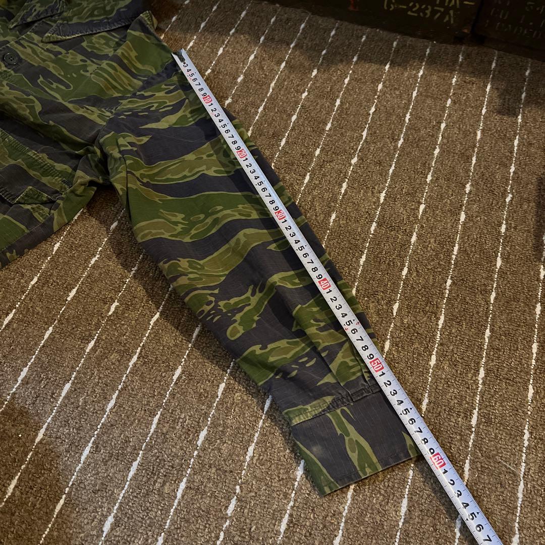 60S 70S ビンテージ　タイガーストライプ　タイガーカモ　ジャケット