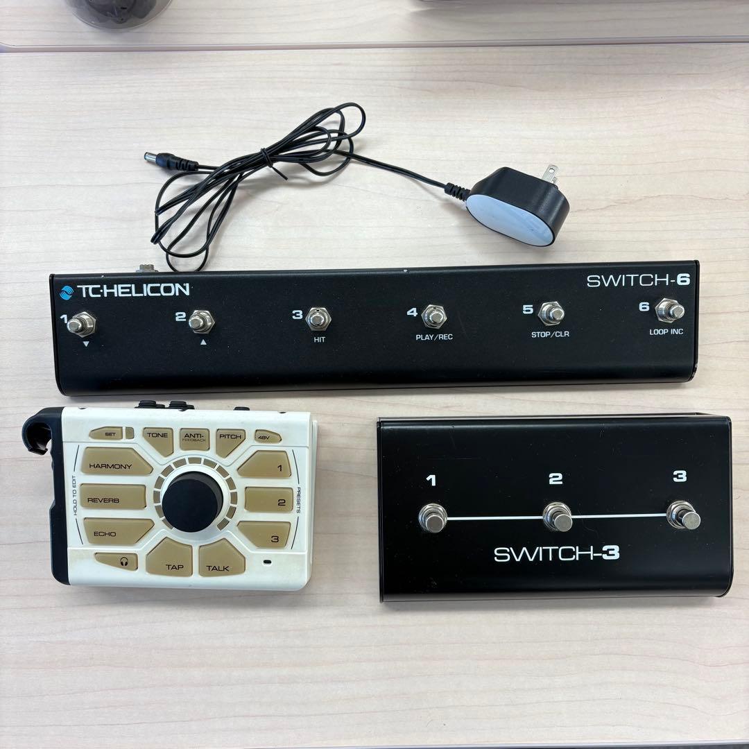 配信機器・PA機器・レコーディング機器 TC-Helicon PERFORM-VK SWITCH-6 SWITCH-3