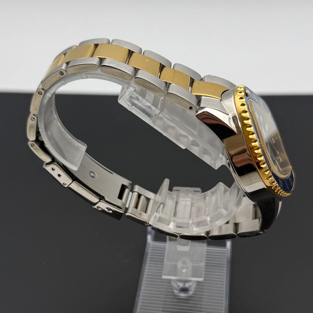 超希少/稼働品✨ダニエルダグラス 腕時計 自動巻 裏スケ ゴールド コンビカラー