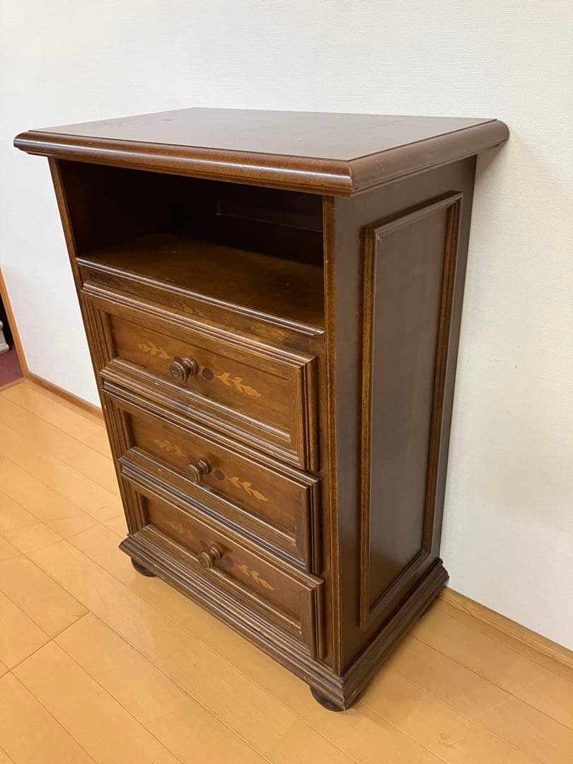 イタリア　象嵌　チェスト　電話台　サイドチェスト