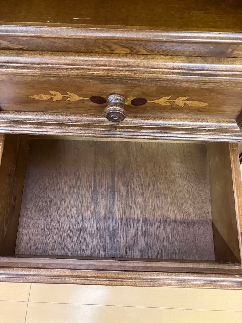 イタリア　象嵌　チェスト　電話台　サイドチェスト