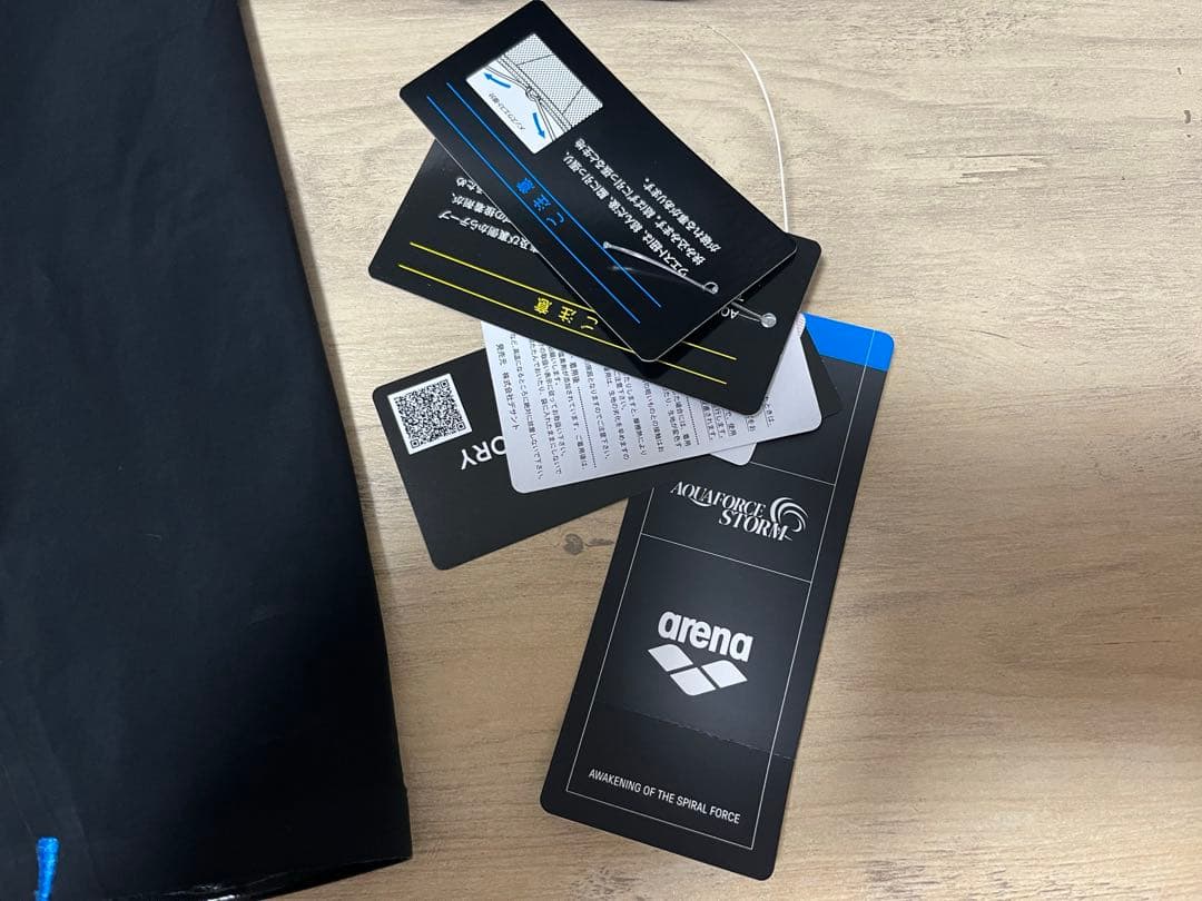 【着用1回】arena アクアフォース ストーム MF ブラック