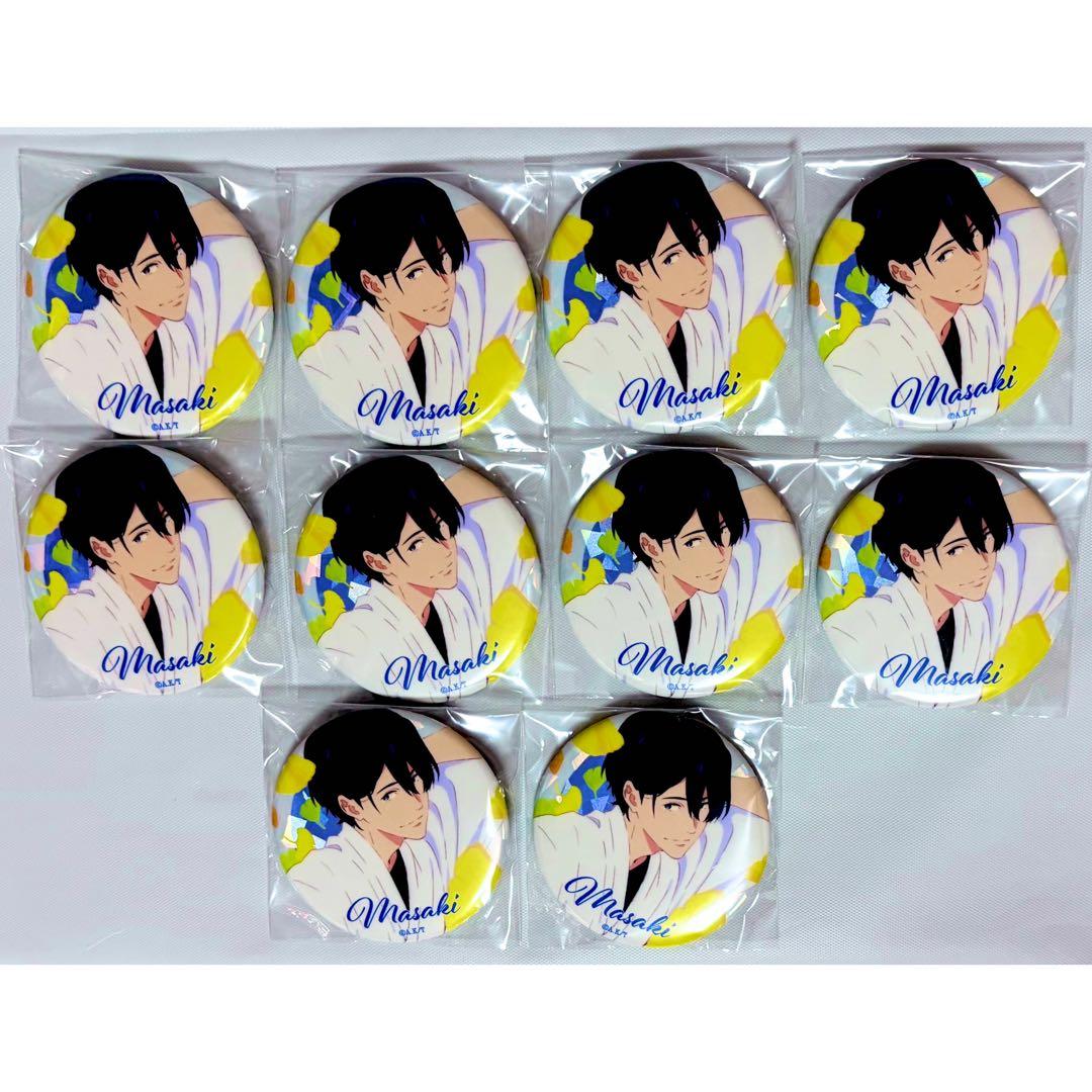 ツルネ 風舞高校弓道部 ホログラム 缶バッジ B 滝川雅貴