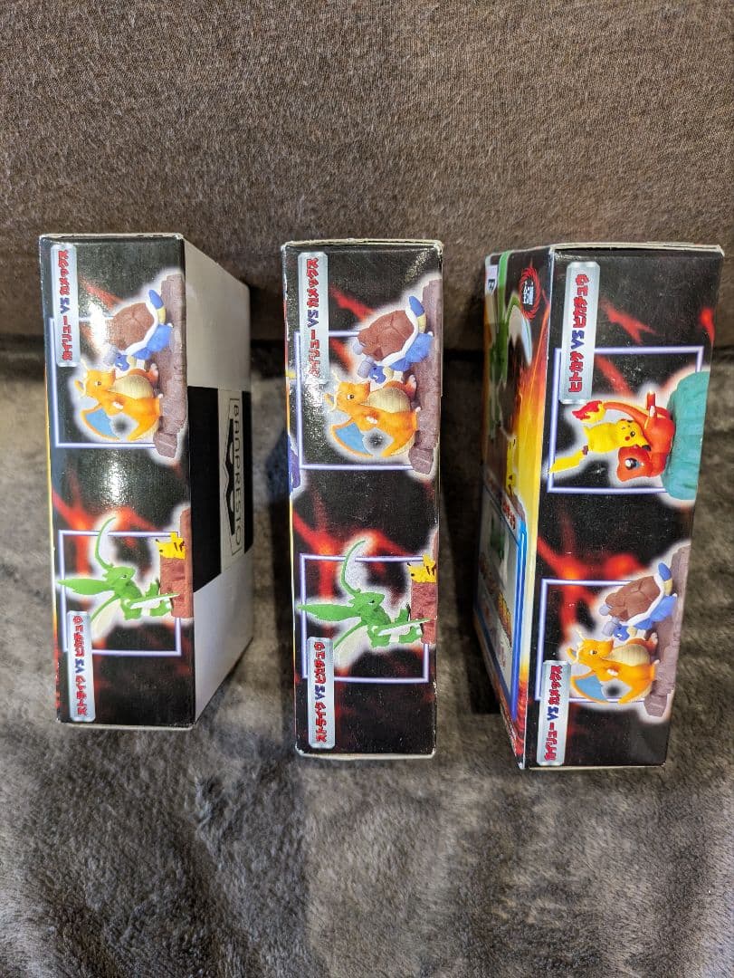 ポケモン 10番勝負 フィギュア 当時 ピカチュウ ストライク ヒトカゲ