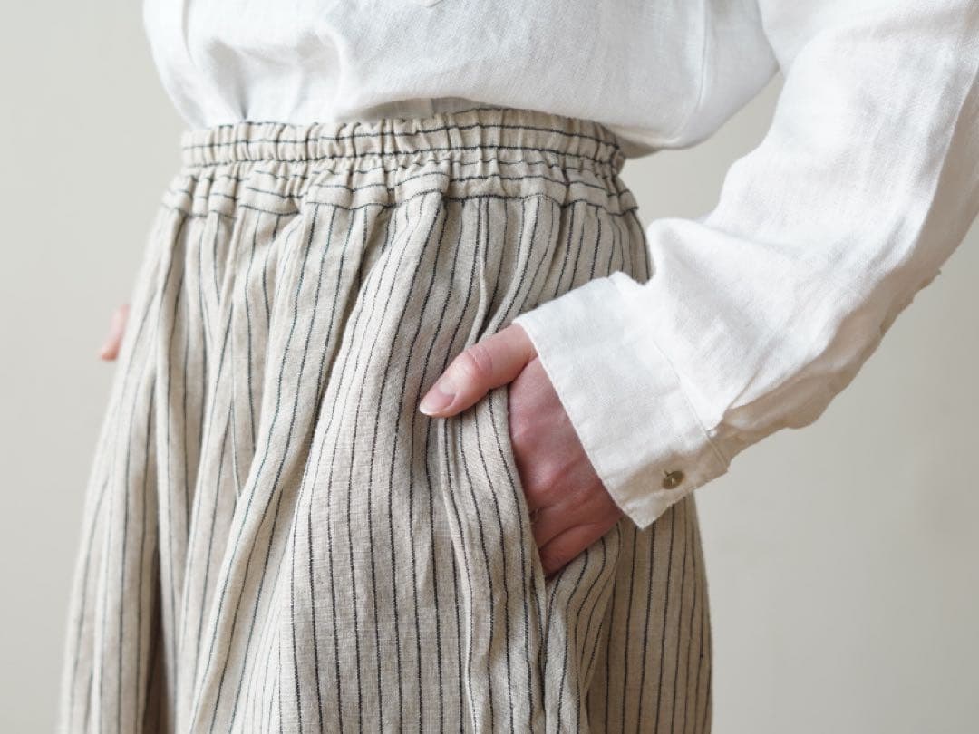 foglinenwork キナル 金子敦子さんコラボ ごきげんパンツ